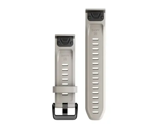 GARMIN QUICKFIT 20 MM šVIESAUS SMėLIO SILIKONINė APYRANKė, 010-13102-04