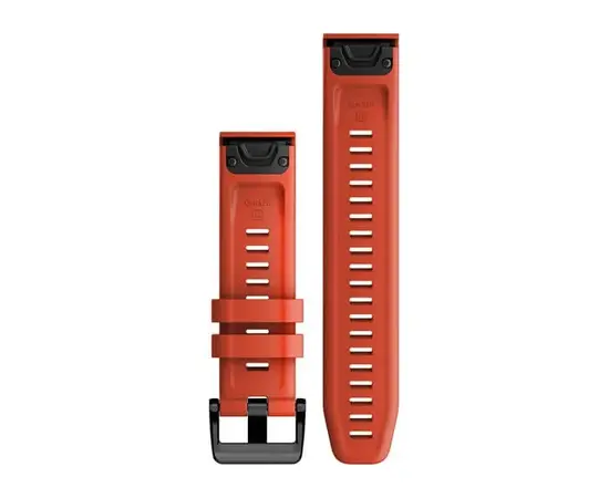 GARMIN QUICKFIT 22MM RAUDONA SILIKONINė APYRANKė, 010-13111-04