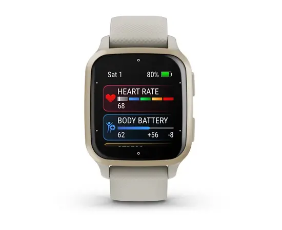GARMIN VENU SQ 2 MUSIC ŠVIESAUS AUKSO SPALVOS, 010-02700-12