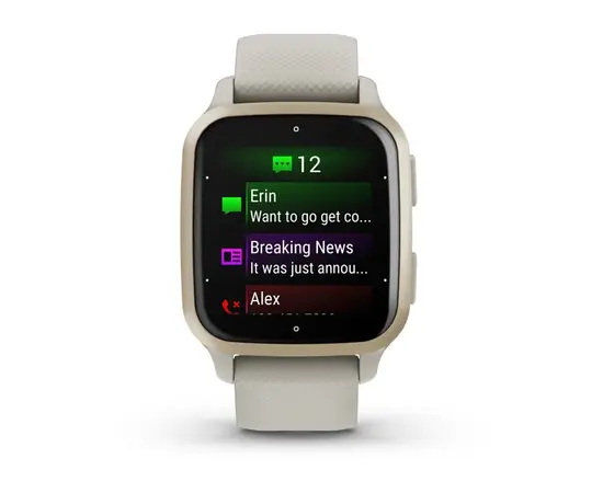 GARMIN VENU SQ 2 MUSIC ŠVIESAUS AUKSO SPALVOS, 010-02700-12