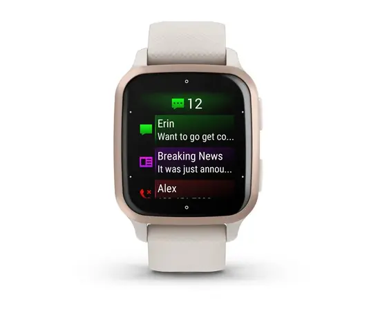 GARMIN VENU SQ 2 MUSIC RAUSVAI ORANžINIO AUKSO SPALVOS, 010-02700-11