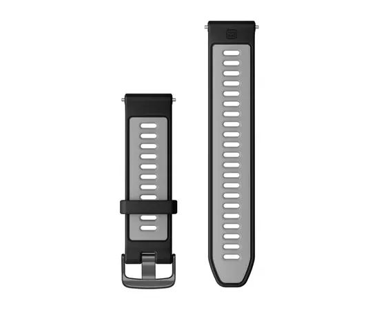 GARMIN FORERUNNER 22MM JUODAI PILKšVOS SPALVOS APYRANKė, 010-11251-9Y
