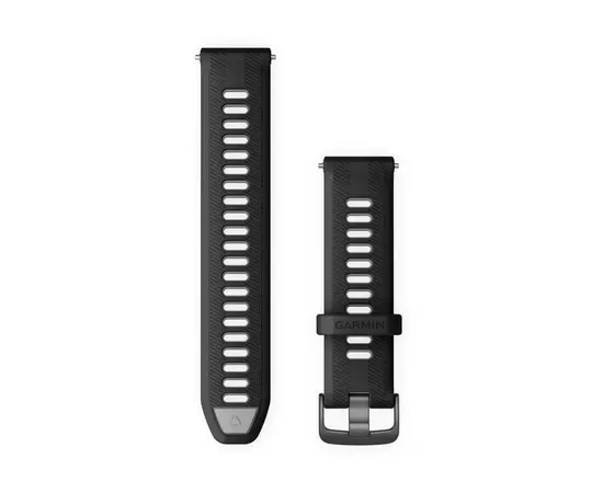 GARMIN FORERUNNER 22MM JUODAI PILKšVOS SPALVOS APYRANKė, 010-11251-9Y