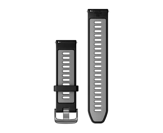 GARMIN GREITAI ATSEGAMA 22MM JUODAI PILKA SILIKONINė APYRANKė, 010-11251-A0