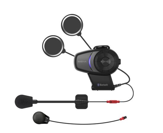 SENA 10S DUAL RYšIO įRANGA MOTOCIKLININKAMS, 10S-01D