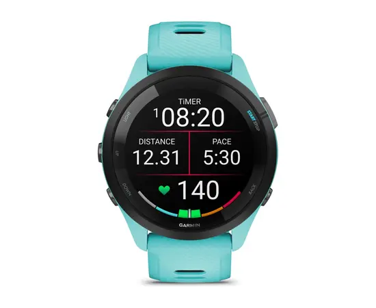 IšMANUSIS LAIKRODIS GARMIN FORERUNNER 265 žALSVAI MėLYNOS SPALVOS, 010-02810-12