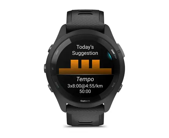IšMANUSIS LAIKRODIS GARMIN FORERUNNER 265 JUODOS SPALVOS, 010-02810-10