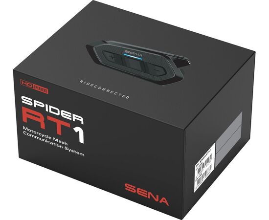 SENA SPIDER RT1 SINGLE MOTOCIKLININKų RYšIO įRANGA, SPIDER-RT1-01