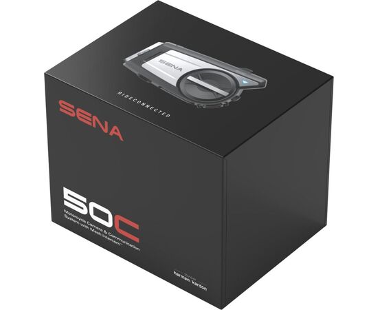 SENA 50C MOTOCIKLų RYšIO įRANGA SU 4K KAMERA, 50C