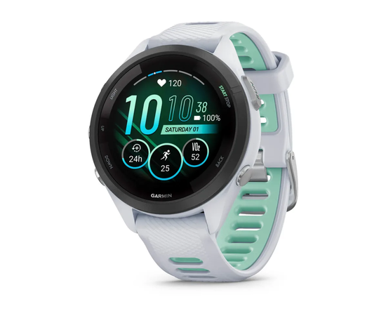 IšMANUSIS LAIKRODIS GARMIN FORERUNNER 265S, BALTOJO AKMENS SPALVOS, 010-02810-14