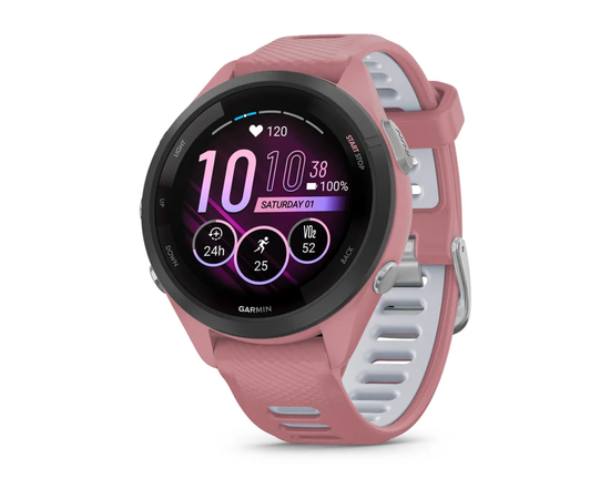 IšMANUSIS LAIKRODIS GARMIN FORERUNNER 265S, šVIESIAI RUSVOS SPALVOS, 010-02810-15