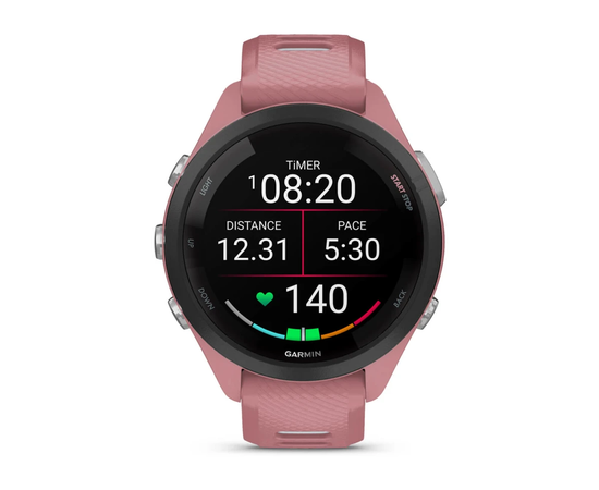 IšMANUSIS LAIKRODIS GARMIN FORERUNNER 265S, šVIESIAI RUSVOS SPALVOS, 010-02810-15