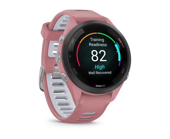IšMANUSIS LAIKRODIS GARMIN FORERUNNER 265S, šVIESIAI RUSVOS SPALVOS, 010-02810-15