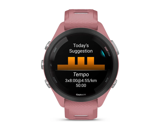 IšMANUSIS LAIKRODIS GARMIN FORERUNNER 265S, šVIESIAI RUSVOS SPALVOS, 010-02810-15