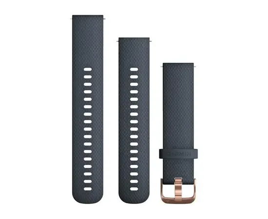 GARMIN GREITAI ATSEGAMA 20 MM GRANITO MėLYNA SILIKONINė APYRANKė, 010-12561-11