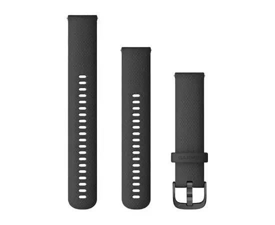 GARMIN GREITAI ATSEGAMA 20 MM SKALūNO SILIKONINė APYRANKė SU SKALūNO SPALVOS SAGTIMI, 010-12932-11