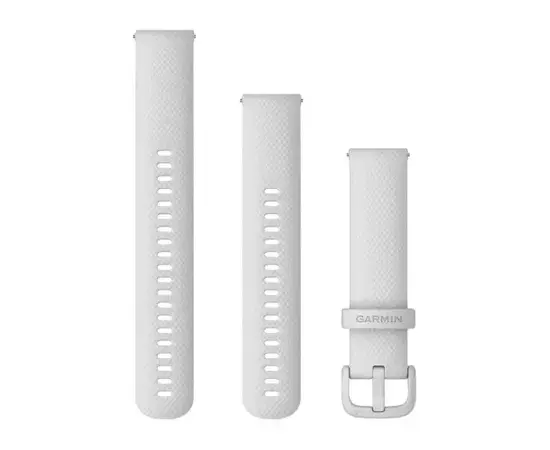 GARMIN GREITAI ATSEGAMA 20 MM BALTA SILIKONINė APYRANKė, 010-13021-01