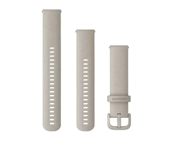 GARMIN GREITAI ATSEGAMA 20 MM PRANCūZIšKAI PILKA SILIKONINė APYRANKė, 010-13021-07