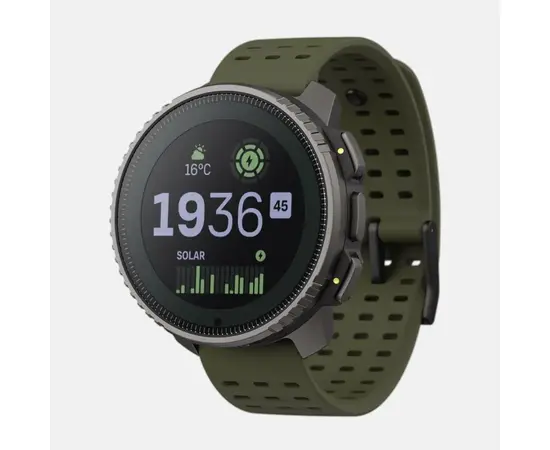 SUUNTO VERTICAL SOLAR TITANIUM ŽALIOS SPALVOS SPORTINIS LAIKRODIS, SS050859000