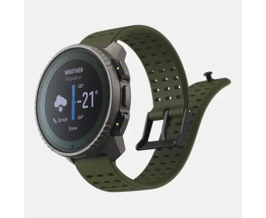 SUUNTO VERTICAL SOLAR TITANIUM ŽALIOS SPALVOS SPORTINIS LAIKRODIS, SS050859000