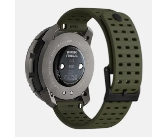 SUUNTO VERTICAL SOLAR TITANIUM ŽALIOS SPALVOS SPORTINIS LAIKRODIS, SS050859000