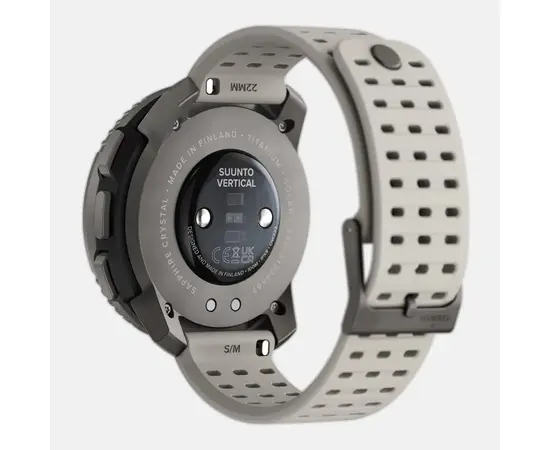 SUUNTO VERTICAL SOLAR TITANIUM JUODO SMėLIO SPALVOS SPORTINIS LAIKRODIS, SS050860000