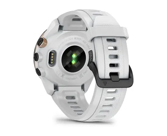 GARMIN APPROACH S70, JUODAS SU BALTU SILIKONINIU DIRžELIU, 010-02746-10