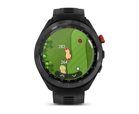GARMIN APPROACH S70, JUODAS SU JUODU SILIKONINIU DIRžELIU, 010-02746-12