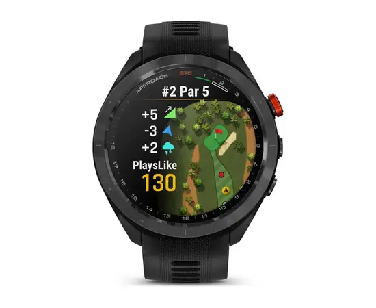 GARMIN APPROACH S70, JUODAS SU JUODU SILIKONINIU DIRžELIU, 010-02746-12