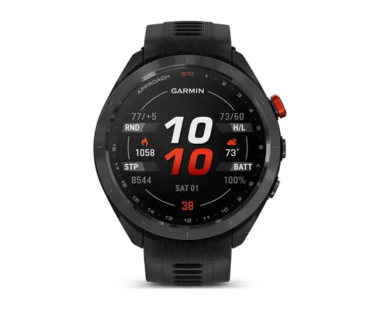 GARMIN APPROACH S70, JUODAS SU JUODU SILIKONINIU DIRžELIU, 010-02746-12