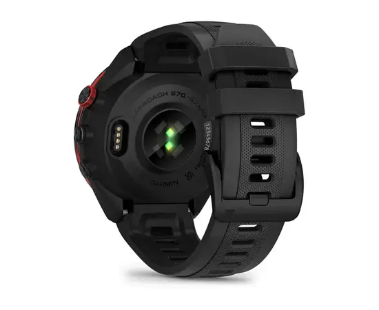 GARMIN APPROACH S70, JUODAS SU JUODU SILIKONINIU DIRžELIU, 010-02746-12