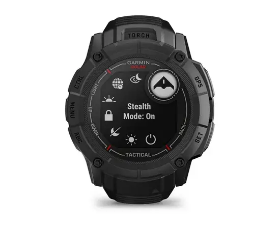 GARMIN INSTINCT 2X SOLAR - TACTICAL EDITION JUODOS SPALVOS, 010-02805-03