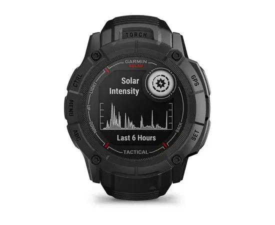 GARMIN INSTINCT 2X SOLAR - TACTICAL EDITION JUODOS SPALVOS, 010-02805-03