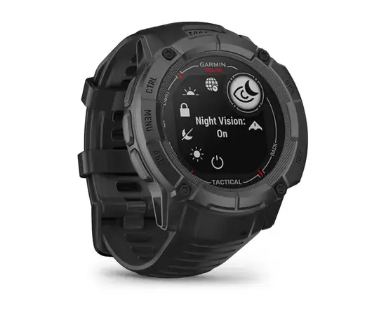 GARMIN INSTINCT 2X SOLAR - TACTICAL EDITION JUODOS SPALVOS, 010-02805-03