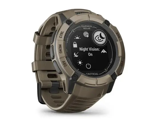 GARMIN INSTINCT 2X SOLAR - TACTICAL EDITION RUDOS SPALVOS, 010-02805-02