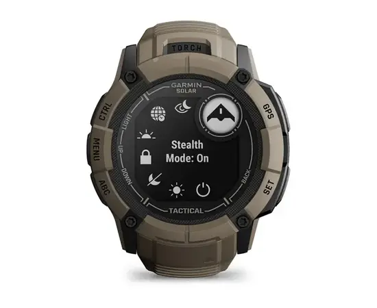 GARMIN INSTINCT 2X SOLAR - TACTICAL EDITION RUDOS SPALVOS, 010-02805-02