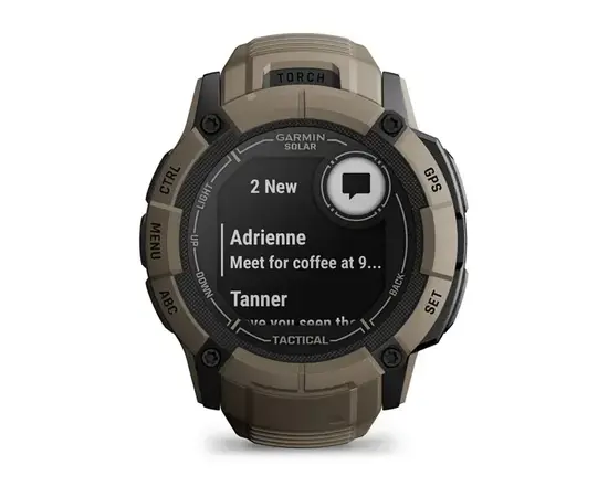 GARMIN INSTINCT 2X SOLAR - TACTICAL EDITION RUDOS SPALVOS, 010-02805-02