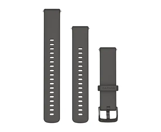 GARMIN GREITAI ATSEGAMA 18MM PILKų AKMENėLIų SILIKONINė APYRANKė, 010-13256-00