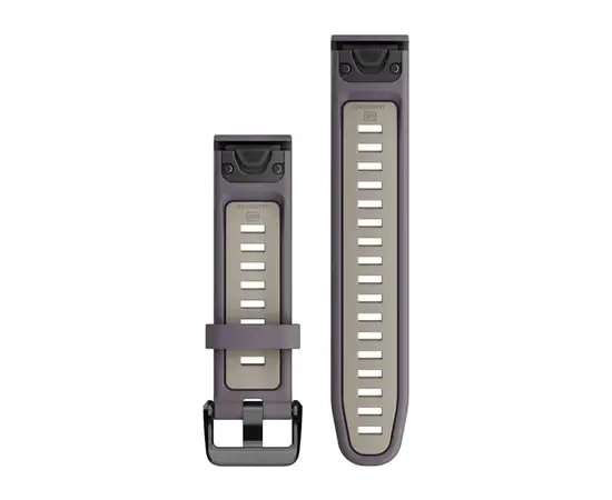 GARMIN QUICKFIT 20 MM SODRI ORCHIDėJų IR šVIESIOS SMėLIO SPALVOS SILIKONINė APYRANKė, 010-13279-06