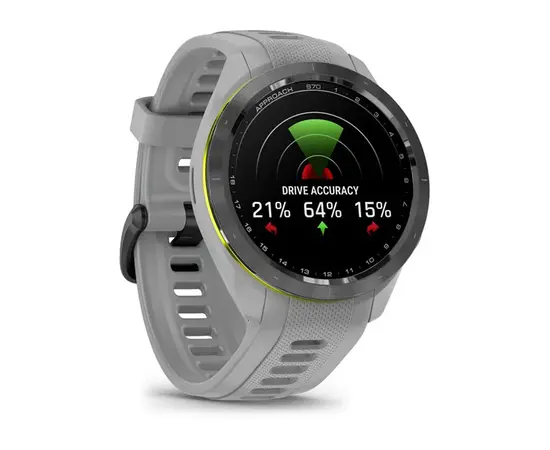 GARMIN APPROACH S70 JUODAS SU PILKU SILIKONINIU DIRžELIU, 010-02746-11
