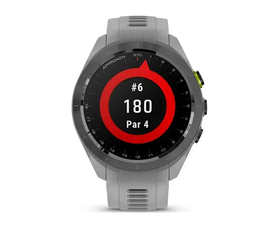 GARMIN APPROACH S70 JUODAS SU PILKU SILIKONINIU DIRžELIU, 010-02746-11