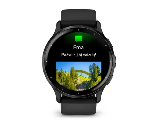 IšMANUSIS LAIKRODIS GARMIN VENU 3, JUODOS SPALVOS, 010-02784-01