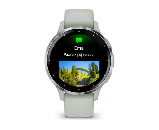 IšMANUSIS LAIKRODIS GARMIN VENU 3, BALTOJO AKMENS SPALVOS, 010-02784-00