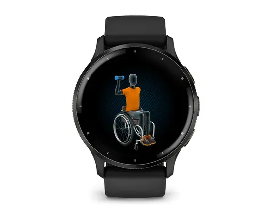 IšMANUSIS LAIKRODIS GARMIN VENU 3, JUODOS SPALVOS, 010-02784-01