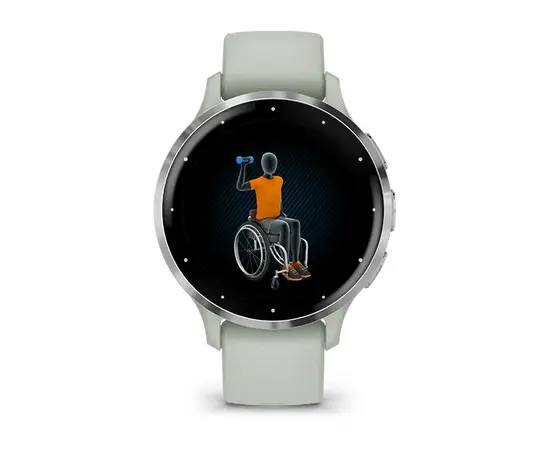 IšMANUSIS LAIKRODIS GARMIN VENU 3, BALTOJO AKMENS SPALVOS, 010-02784-00