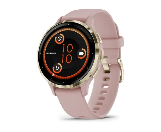 IšMANUSIS LAIKRODIS GARMIN VENU 3S, PILKAI RAUSVOS SPALVOS, 010-02785-03