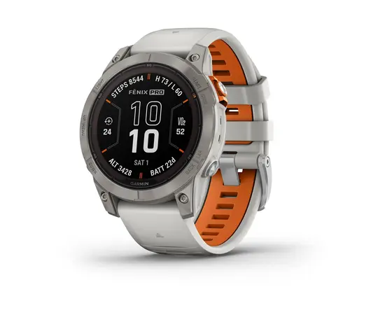 GARMIN FENIX 7 PRO, SAPPHIRE SOLAR, FOG GRAY, 010-02777-21