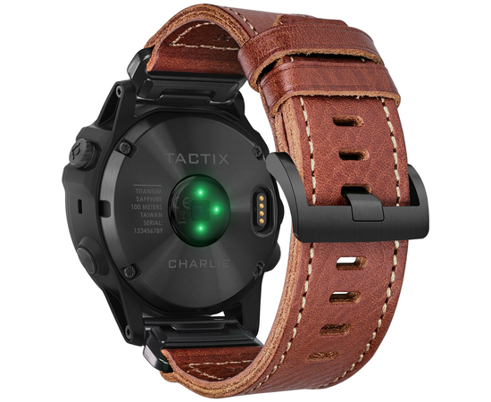 HEMSUT ODINė APYRANKė GARMIN IšMANIESIEMS LAIKRODžIAMS SU QUICKFIT, HGA128BROWN