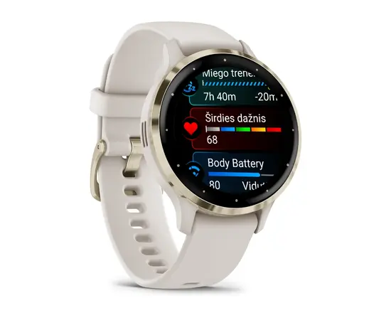 IšMANUSIS LAIKRODIS GARMIN VENU 3S, DRAMBLIO KAULO SPALVOS, 010-02785-04