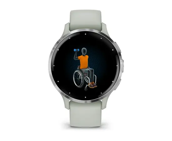 IšMANUSIS LAIKRODIS GARMIN VENU 3S, žALIAI PILKOS SPALVOS, 010-02785-01